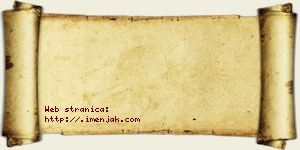 Anđela Debelnogić vizit kartica